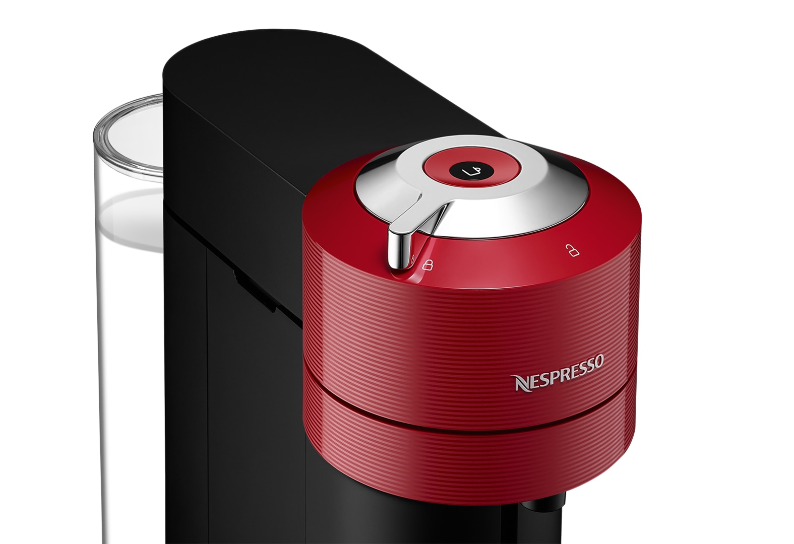 Cafetera de cápsulas Nespresso Krups Vertuo Next para cápsulas Nespresso Vertuo Rojo-11
