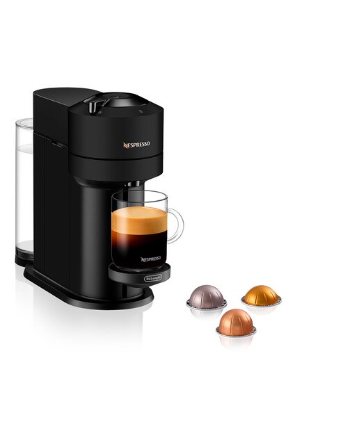 De'Longhi - Cafetera de cápsulas Nespresso De'Longhi Vertuo Next para cápsulas Nespresso Vertuo.