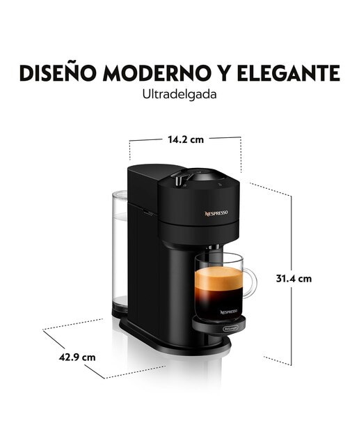 Cafetera de cápsulas Nespresso De'Longhi Vertuo Next para cápsulas Nespresso Vertuo - Negro Negro-5