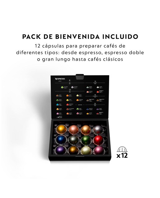 Cafetera de cápsulas Nespresso De'Longhi Vertuo Next para cápsulas Nespresso Vertuo - Negro Negro-6