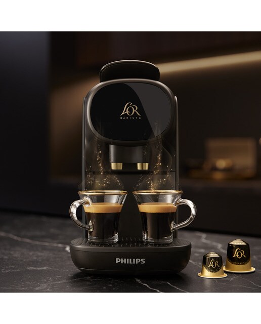 Cafetera de capsulas automática Philips L'OR Barista Sublime para cápsulas L'OR Negro-4