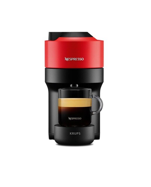 Cafetera de cápsulas Nespresso Krups Vertuo Pop para cápsulas Nespresso Vertuo Rojo-3