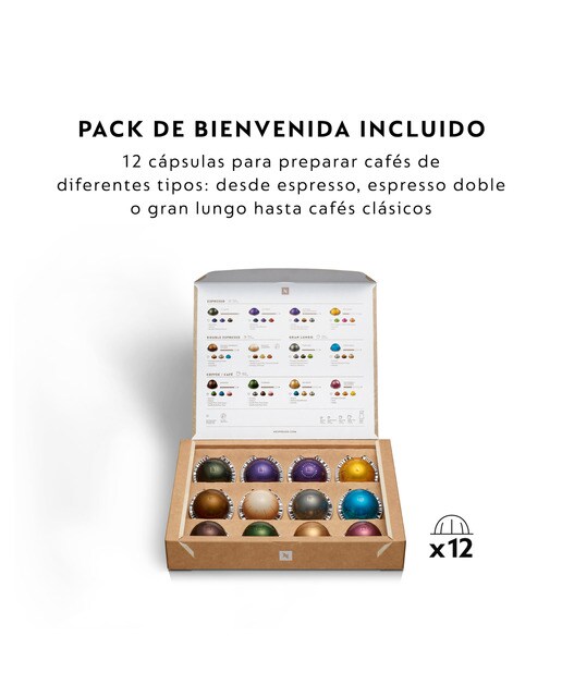 Cafetera de cápsulas Nespresso Krups Vertuo Pop para cápsulas Nespresso Vertuo Rojo-9