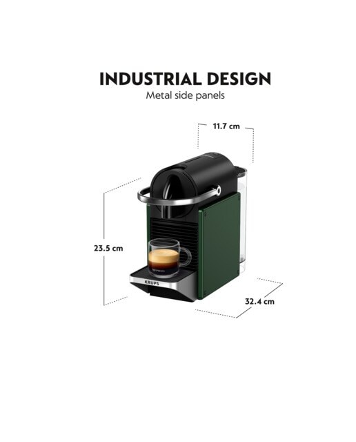 Cafetera de cápsulas automática Krups Pixie Redesign Nespresso Verde-5