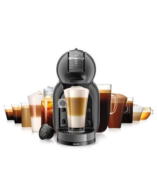 Cafetera espresso automática Krups Mini Me con función Play & Select para cápsulas Nescafé Dolce Gusto + 2 packs de café Negro-9
