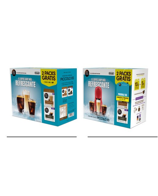 Cafetera de cápsulas manual De´Longhi Piccolo XS EDG210.R+BDL para capsulas Nescafé Dolce Gusto Rojo-6