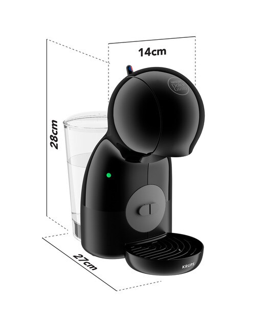 Cafetera manual Krups Picocolo XS KP1A3BVR para cápsulas de café Nescafé Dolce Gusto Negro / Gris-5