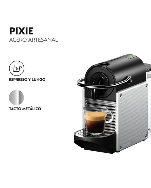 Imagen 4 de Cafetera de Cápsulas automática Nespresso De'Longhi Pixie para cápsulas Nespresso Original - Gris Gris