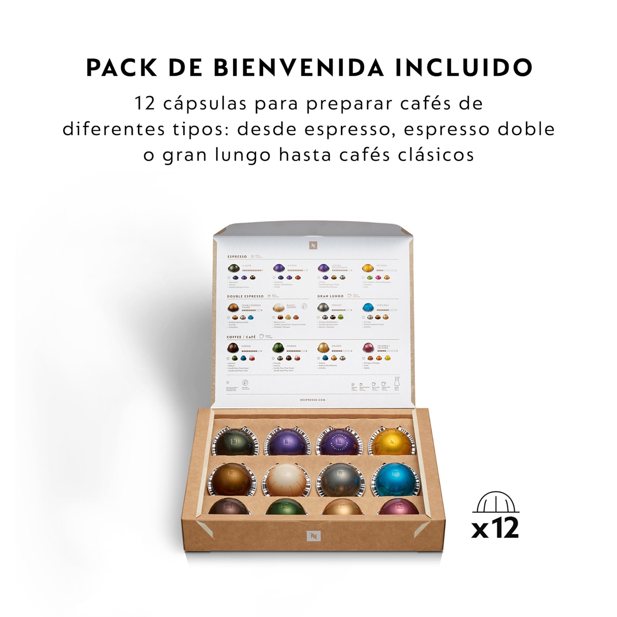 Cafetera de cápsulas Krups Vertuo Pop XN9201nes para cápsulas Nespresso Vertuo Blanco-5