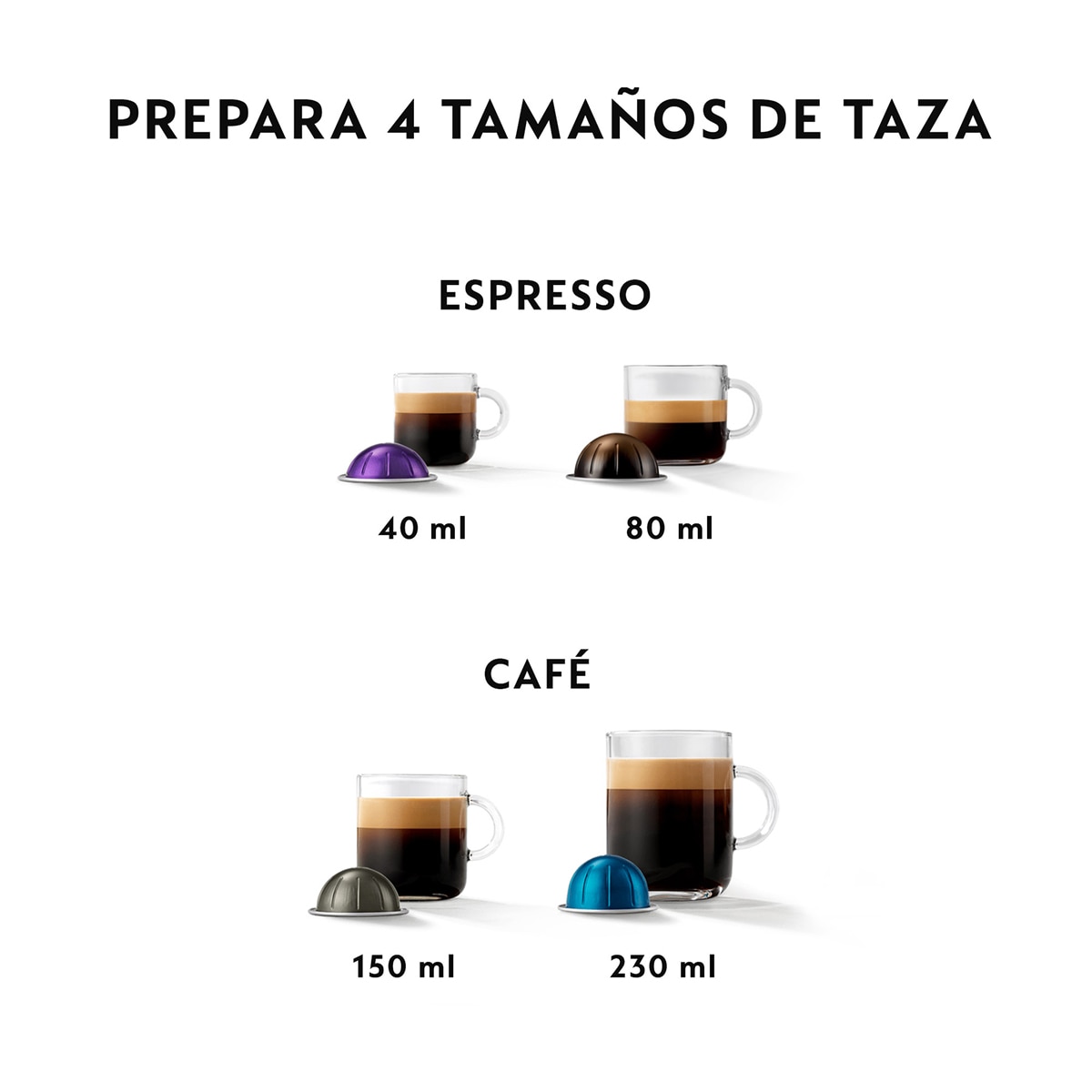 Cafetera de cápsulas Krups Vertuo Pop XN9201nes para cápsulas Nespresso Vertuo Blanco-6