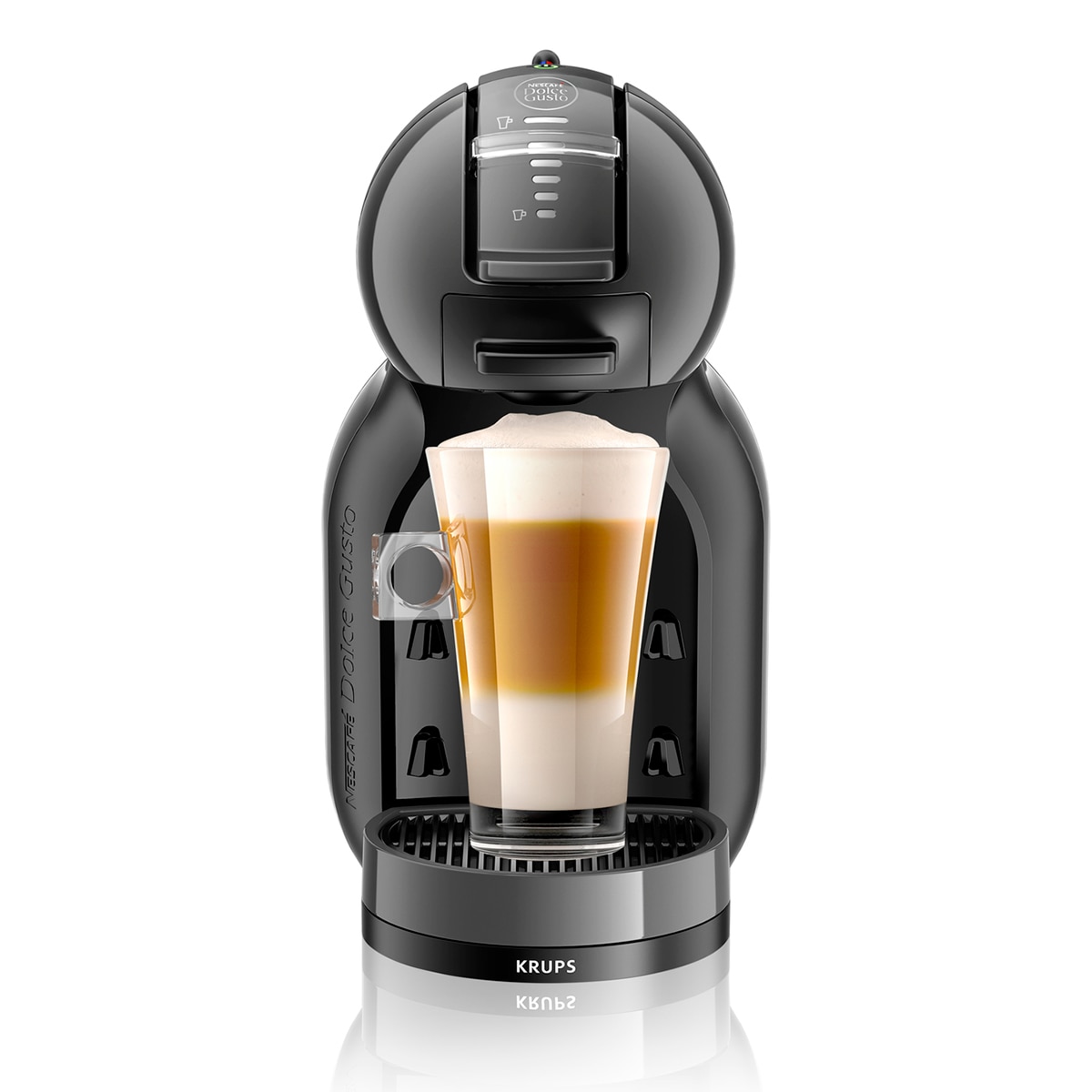 Cafetera de cápsulas automática Krups MiniMe para cápsulas Nescafé Dolce Gusto con dos packs de café Negro-4