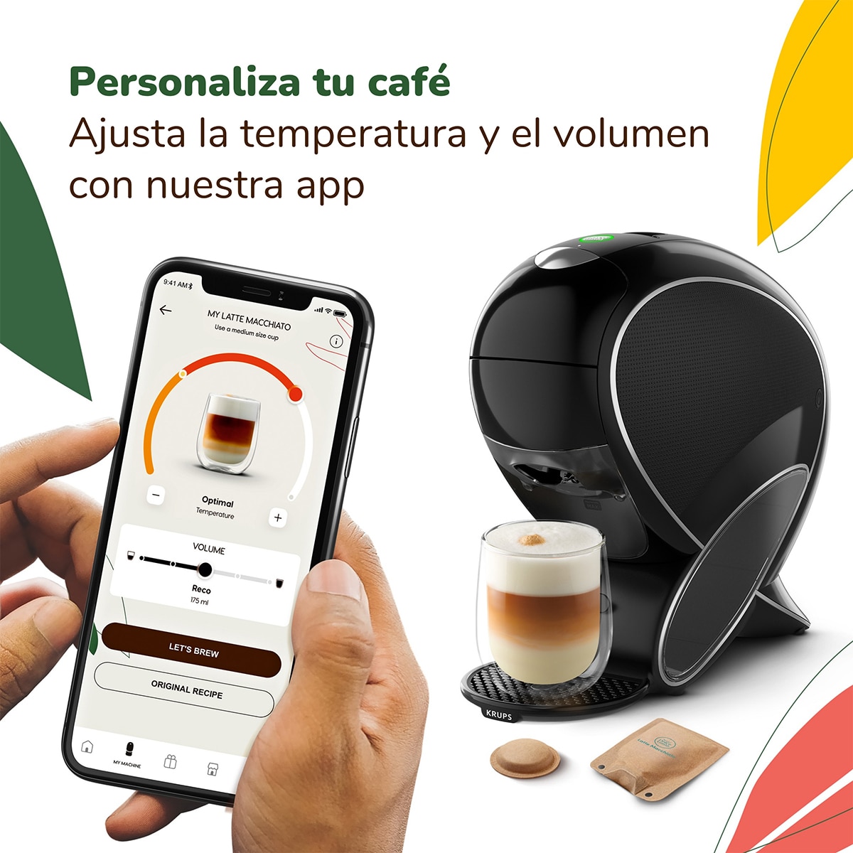 Cafetera de cápsulas de papel Krups NESCAFÉ Dolce Gusto Neo Latte W KP8508 - Negro Negro-6
