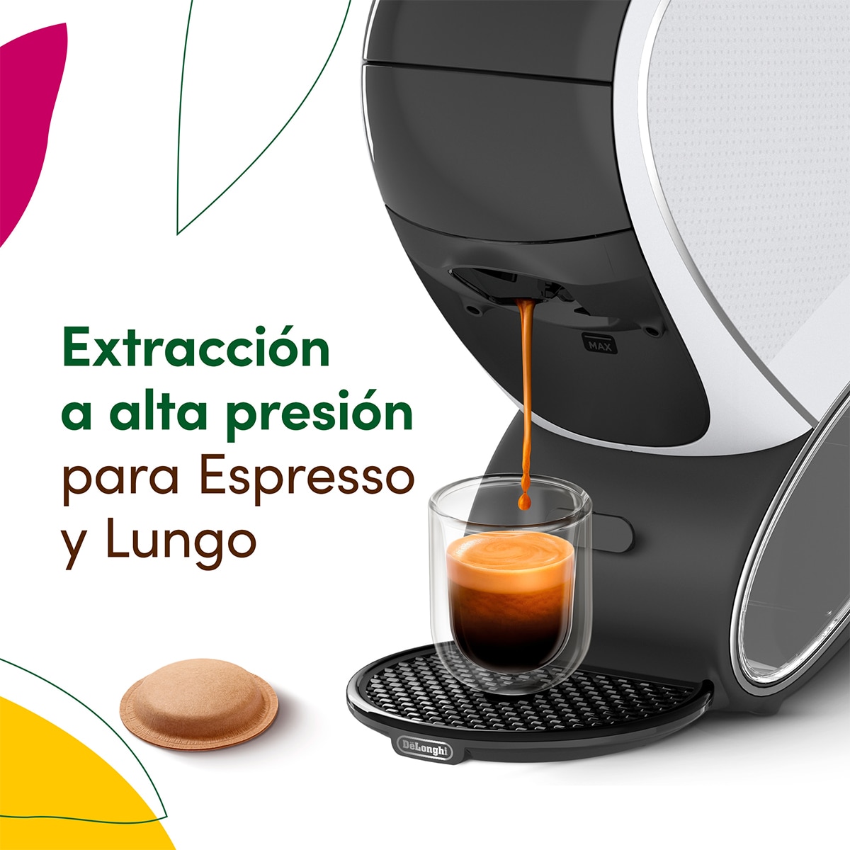 Imagen 6 de Cafetera de Cápsulas Dolce Gusto Neo Latte W 300.WA Blanca - Blanco Blanco
