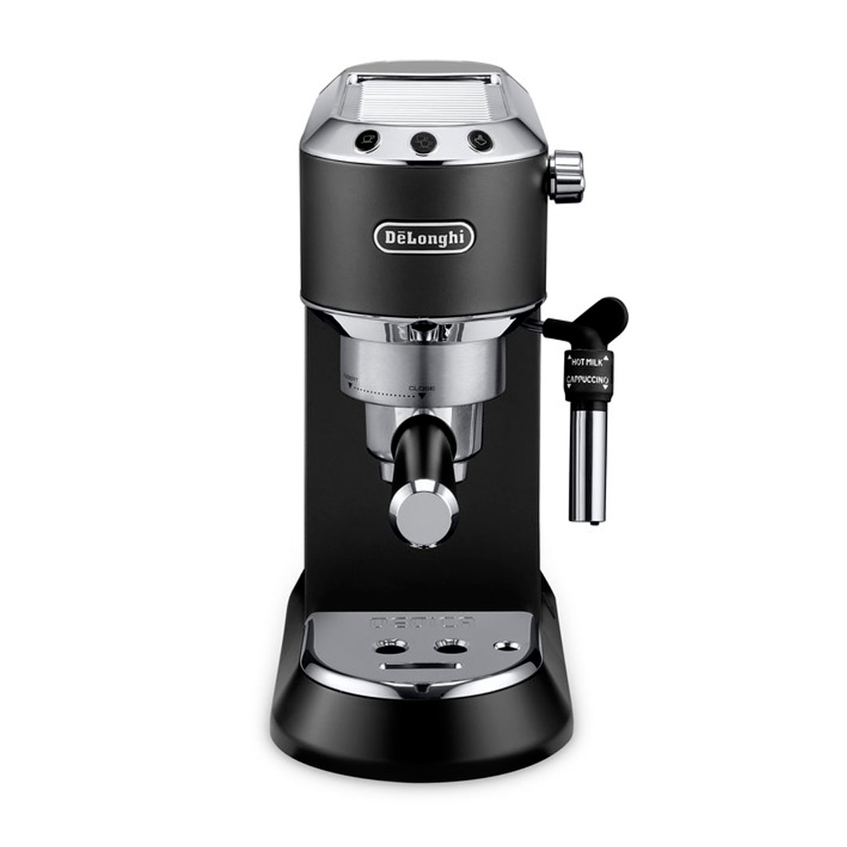 Cafetera espresso manual de bomba De'Longhi Dedica EC685.BK sistema cappuccino Negro-8