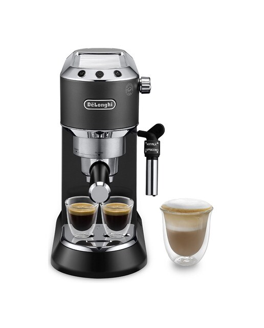 Cafetera espresso manual de bomba De'Longhi Dedica EC685.BK sistema cappuccino Negro-9