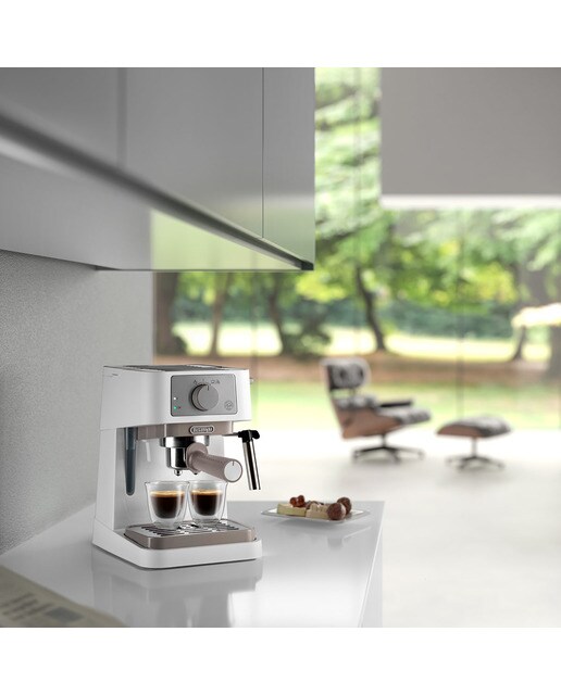 Cafetera espresso manual De'Longhi Stilosa EC260.W Blanco-5