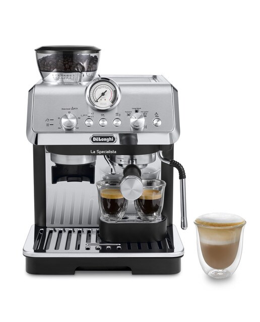 Cafetera espresso manual De'Longhi La Specialista Mini Arte EC9155.MB con molinillo integrado Gris / Negro-3