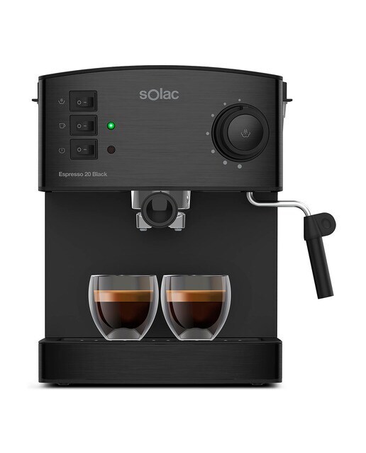Cafetera espresso manual Solac Taste Classic M80 Black