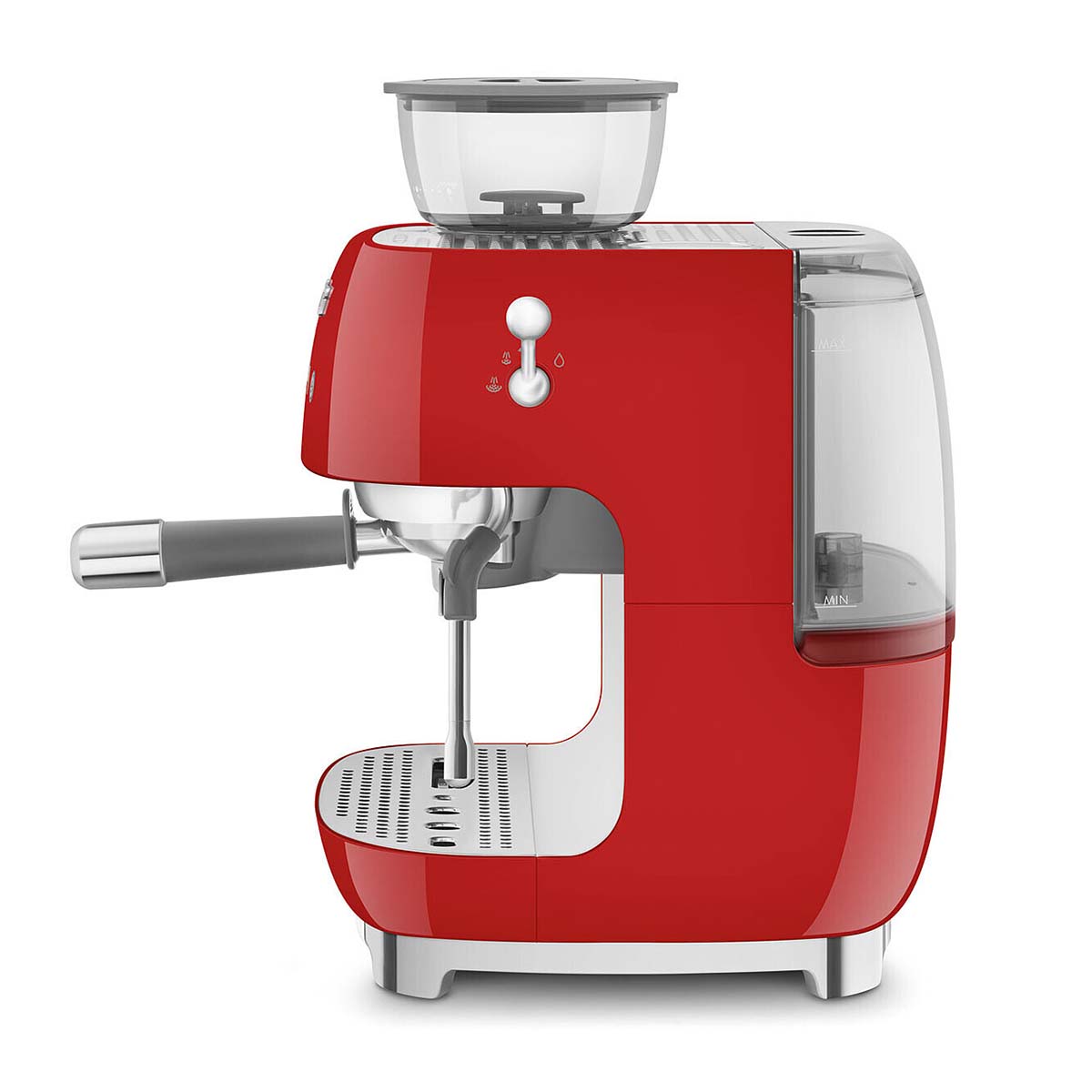 Cafetera espresso manual Smeg EGF03RDEU con doble Thermoblock - Rojo Rojo-2