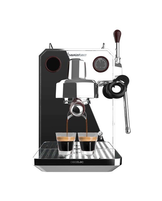 Cafetera espresso manual Cecotec Baristeo Intima con sistema Thermoblock - Cromado Cromado-2