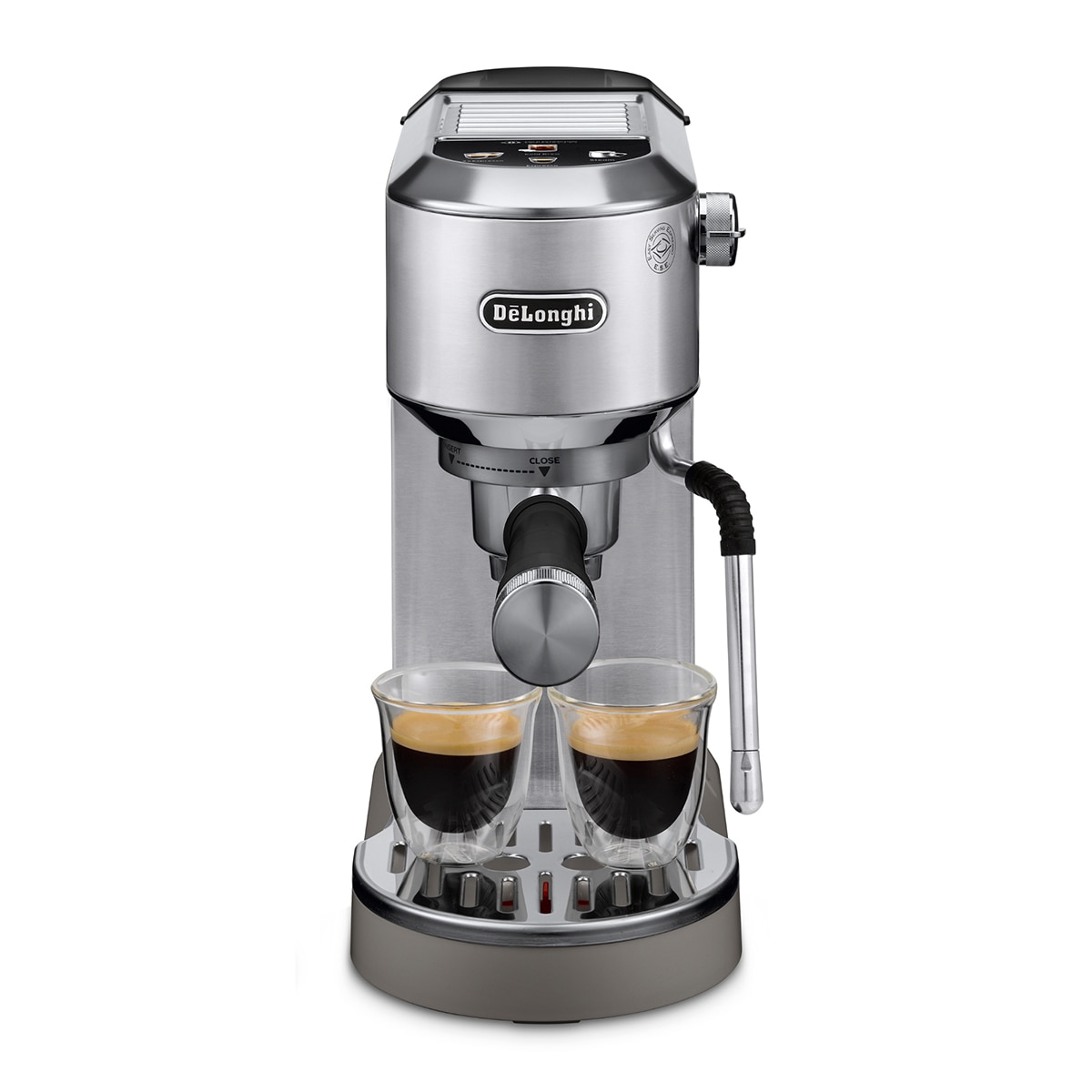 Imagen 0 de Cafetera espresso manual de bomba De´Longhi Dedica Duo EC890.M con vaporizador My latte art