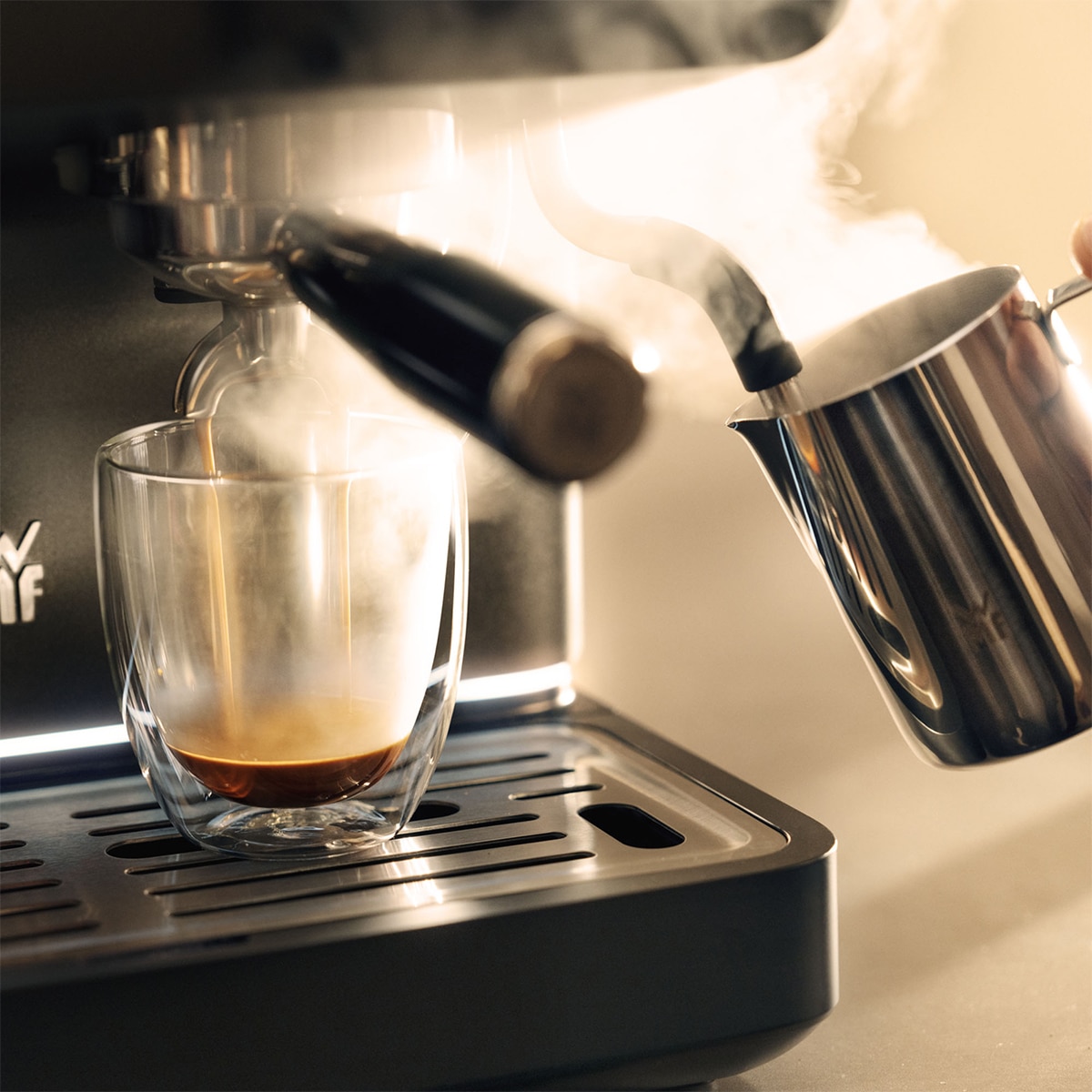 Cafetera Espresso WMF Espresso Pro con 15 bares Negro-6