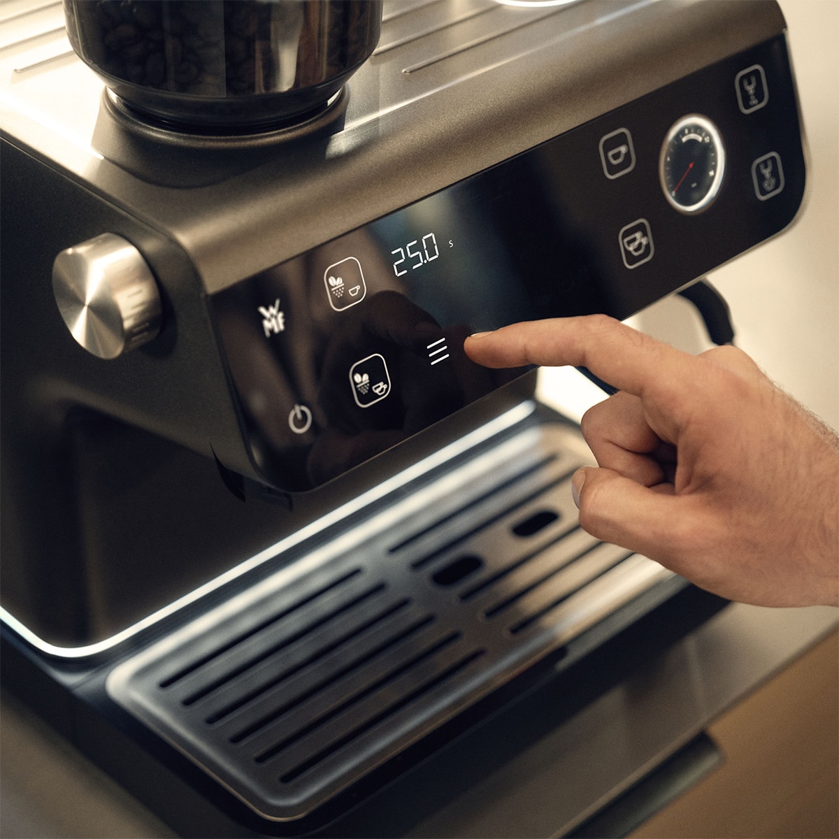 Cafetera Espresso WMF Espresso Pro con 15 bares Negro-7