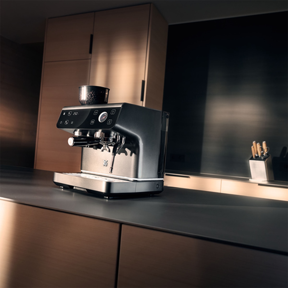 Cafetera Espresso WMF Espresso Pro con 15 bares Negro-10