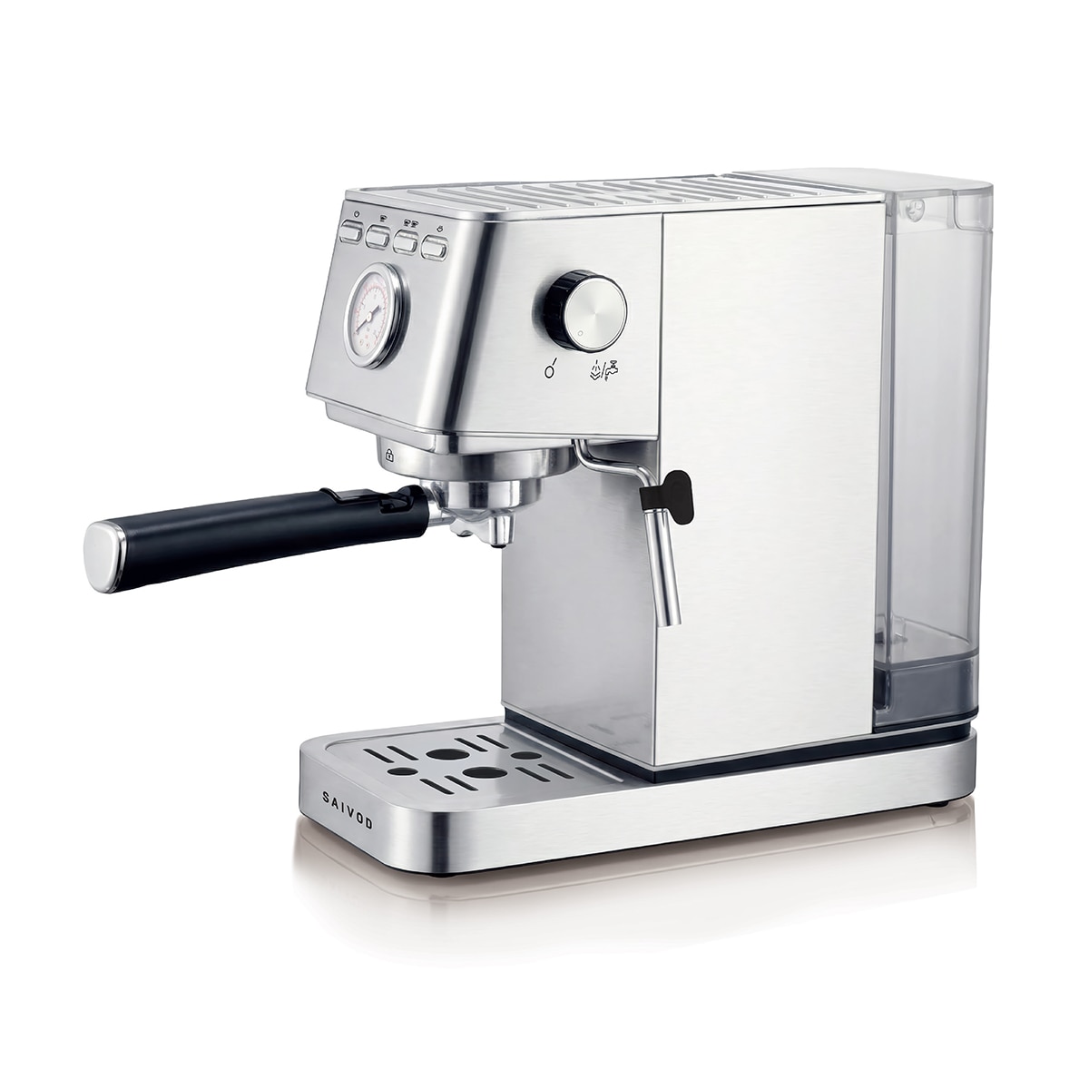 Cafetera expres Saivod CES-126 con 20 bares Inox-2