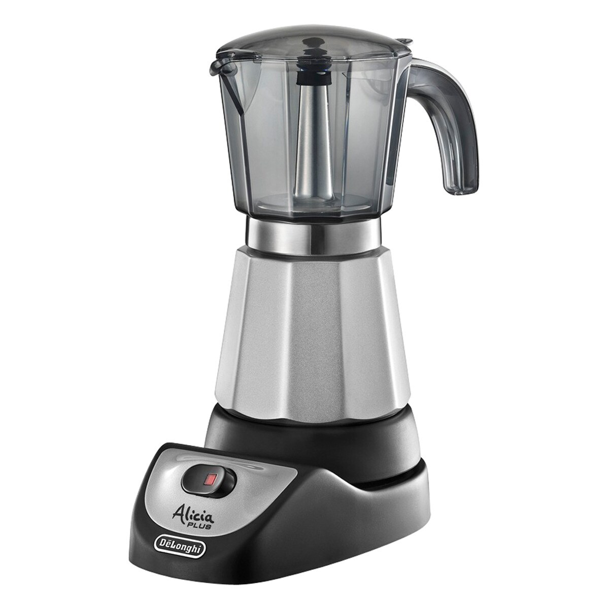 Cafetera italiana eléctrica De'Longhi EMK 6 Alicia con capacidad para 6 tazas Silver / Negro-3