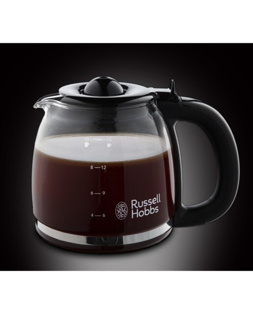 Cafetera de goteo Russell Hobbs Adventure con jarra de cristal de capacidad de 1,25 litros Inox-2