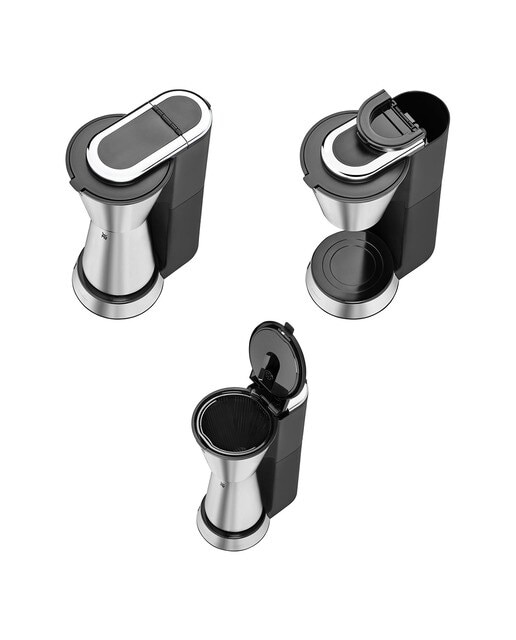 Cafetera de Goteo WMF Kitchenminis Aroma de filtro con vaso térmico y taza térmica - Gris Gris-9
