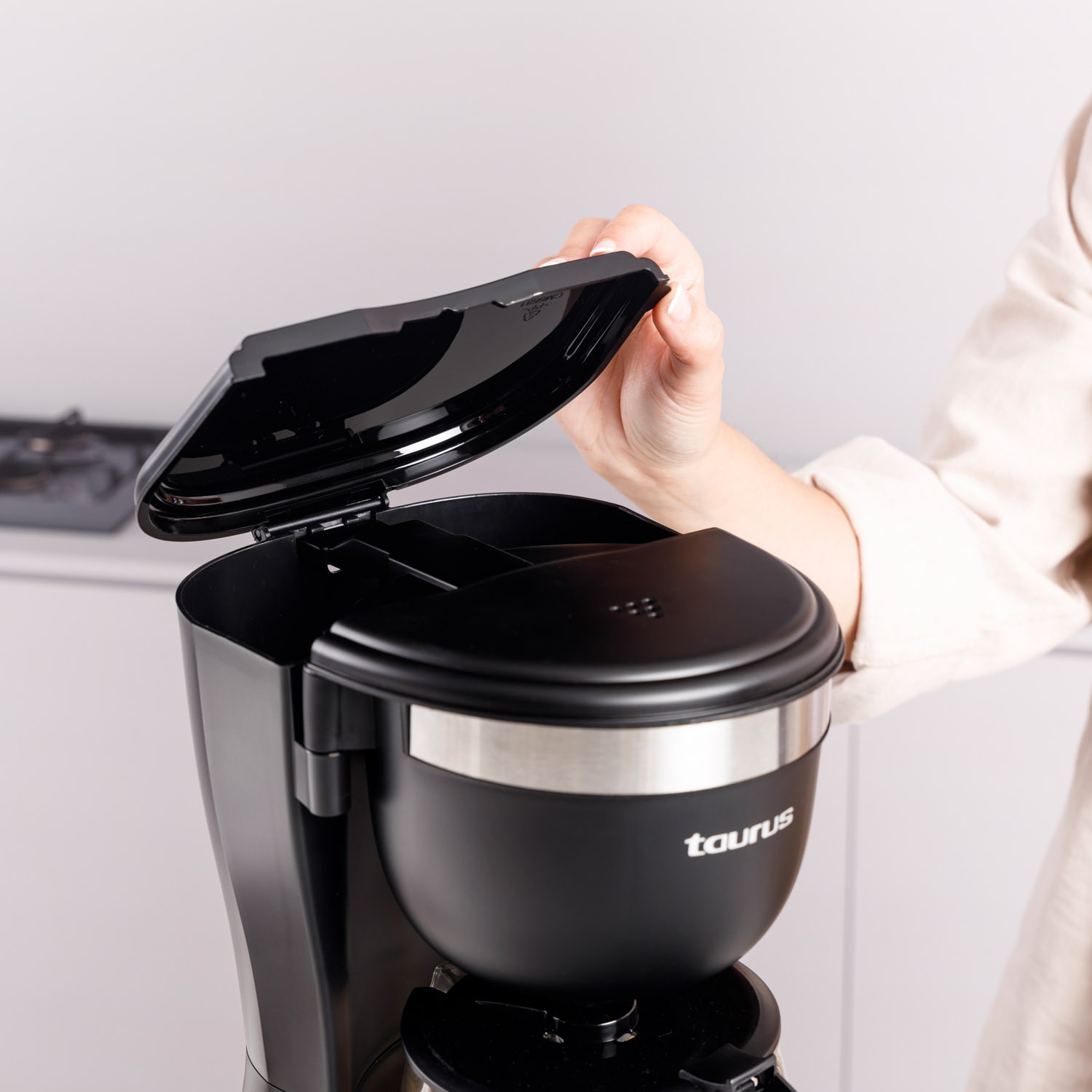 Cafetera de goteo Taurus Verona para 6 tazas Negro-4