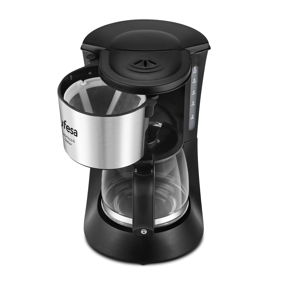 Cafetera de goteo Ufesa Capriccio para 6 tazas Negro-5
