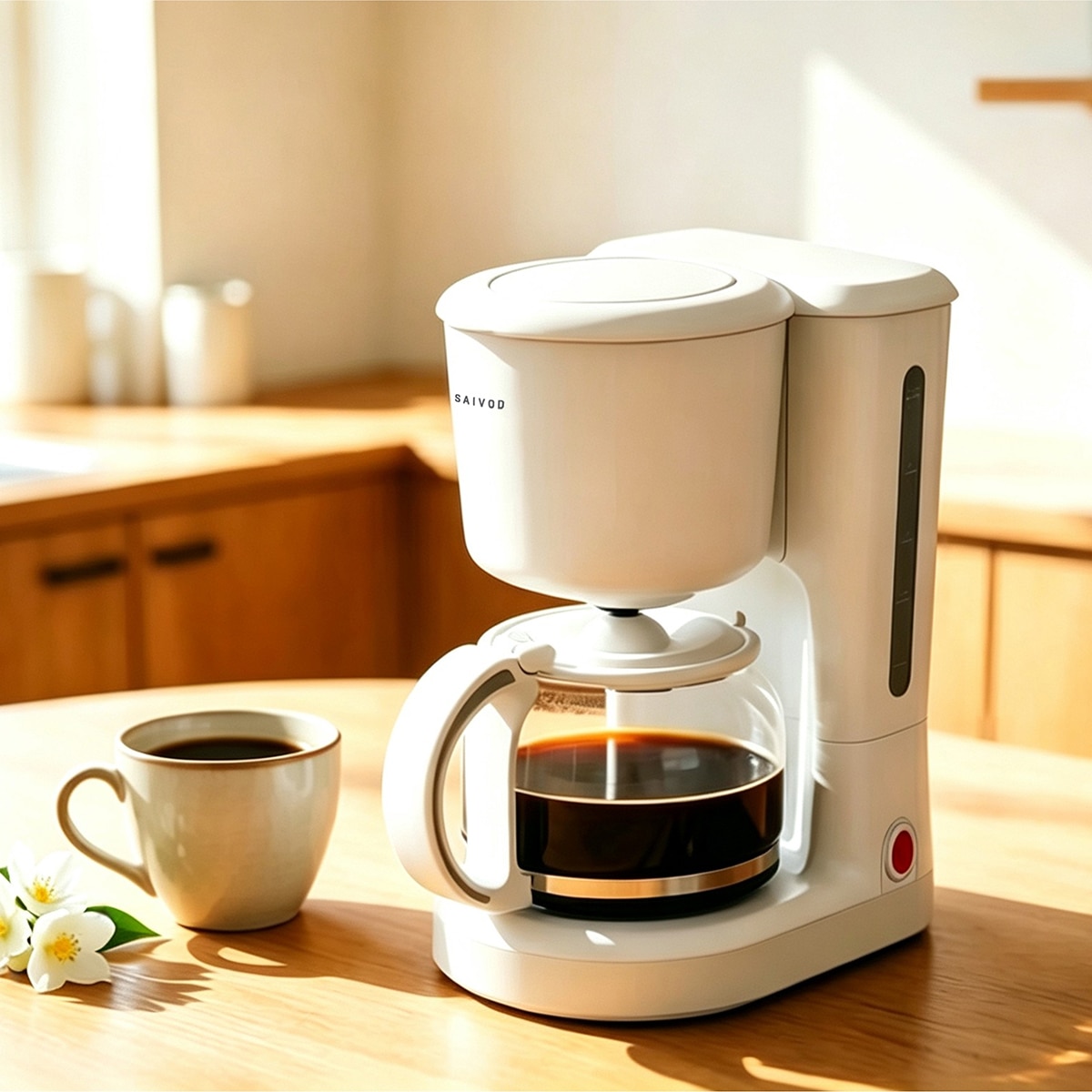 Máquina de Café de Filtro Saivod CM2097 com Capacidade para 10 Chávenas Cinzento-5