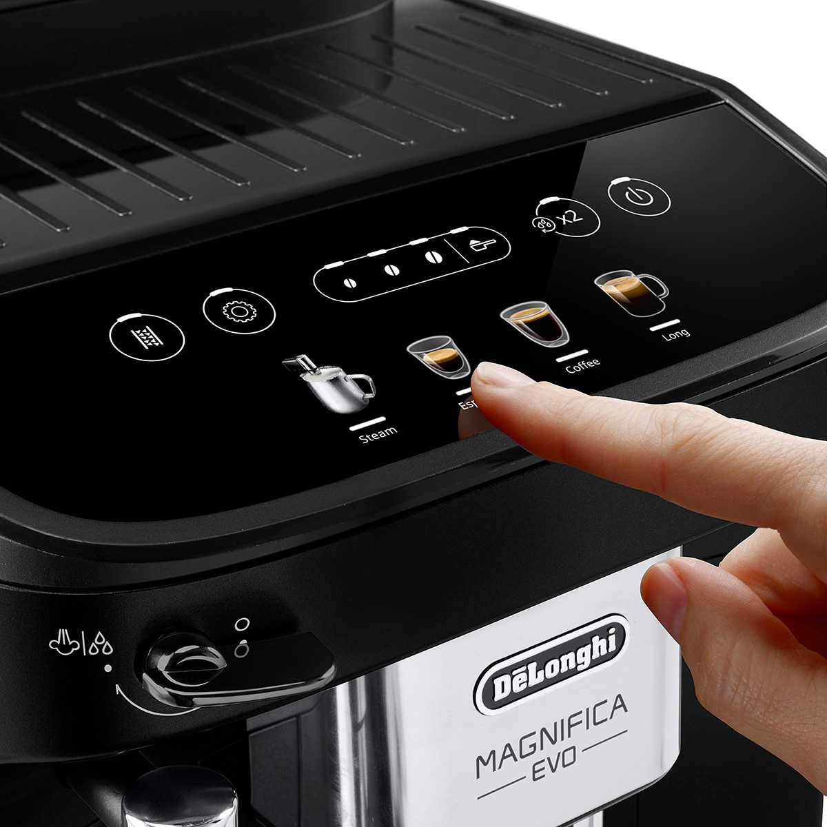 Imagen 5 de Cafetera Superautomática De'Longhi Magnifica Evo ECAM290.21.B con molinillo incorporado - Negro Negro
