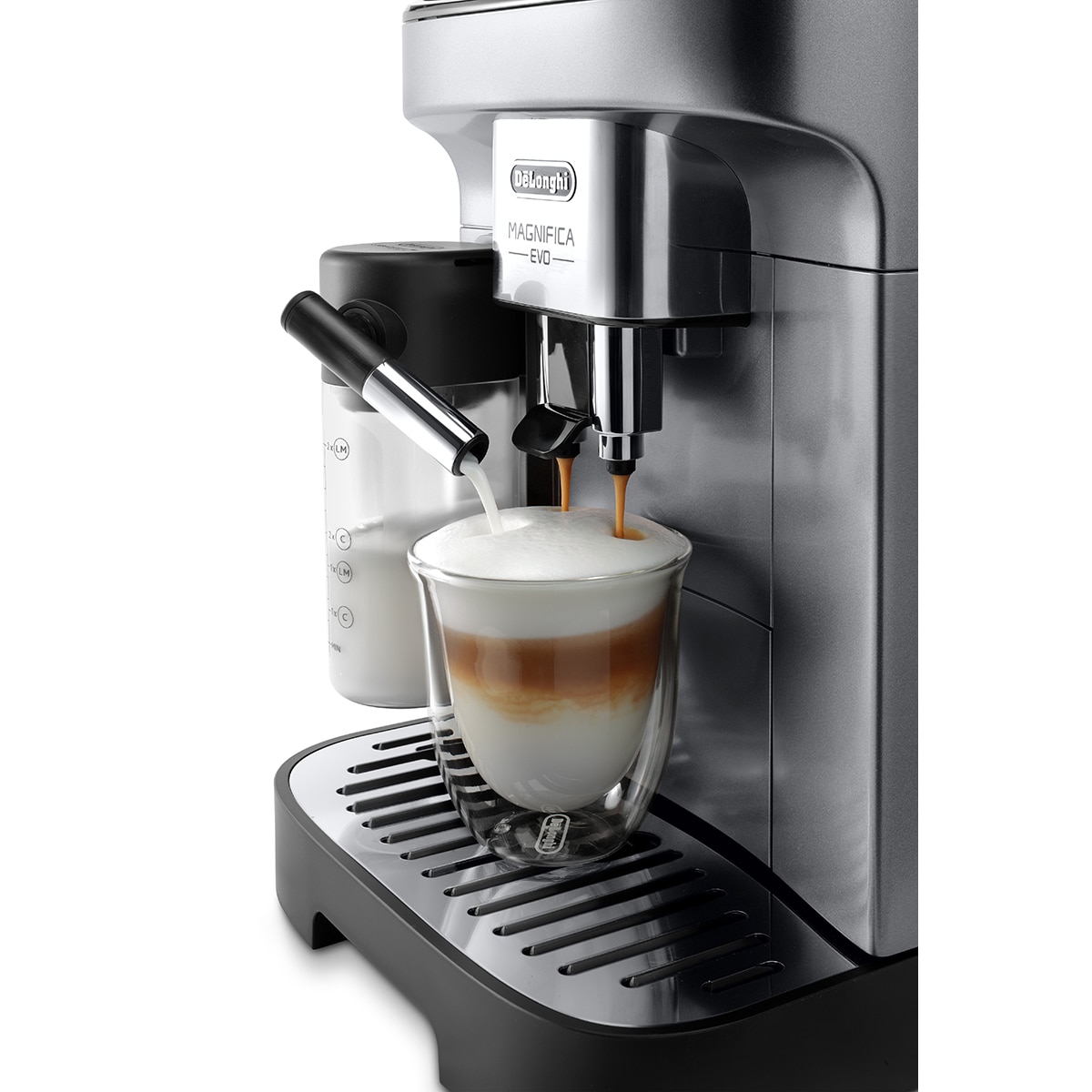 Cafetera Superautomática De'Longhi Magnifica Evo ECAM290.61.SB con molinillo incorporado - Gris Gris-5