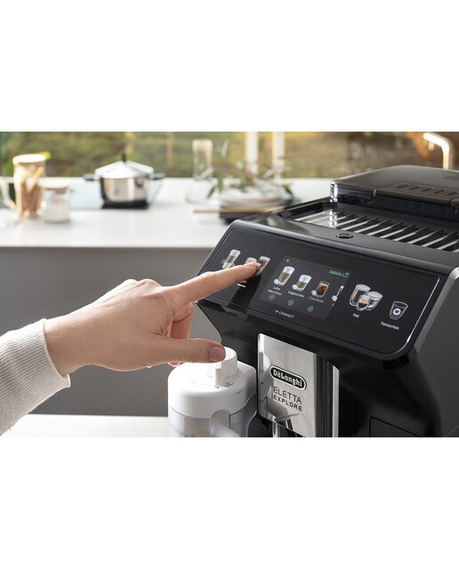 Cafetera superautomática De´Longhi Eletta Explore ECAM450.65.G con programas de bebidas de café frías y calientes - Negro Negro-5
