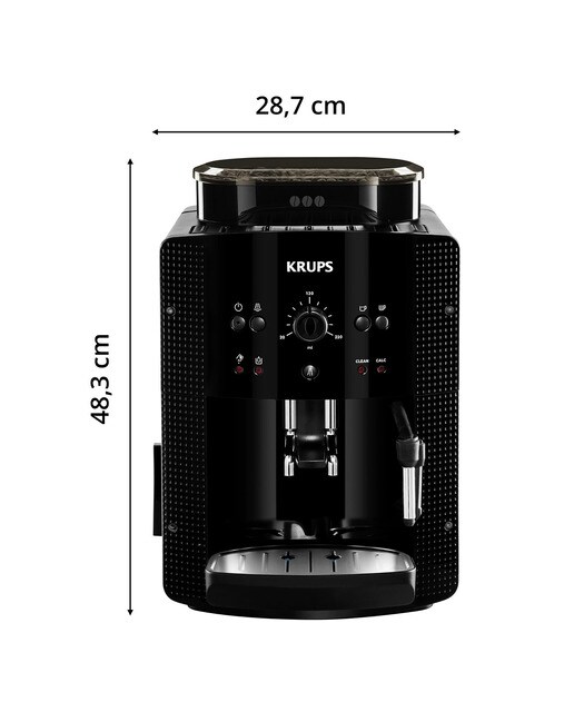 Cafetera superautomática Krups Roma EA81R870 con 3 niveles de temperatura y 3 texturas de molido Negro-10