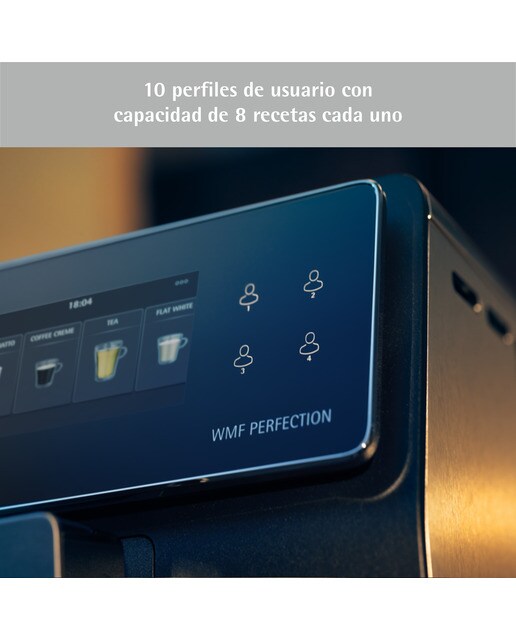 Cafetera Superautomática WMF Perfection 860 con sistema Tecnología Doble Thermoblock Negro-9