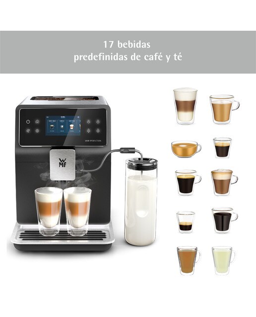 Cafetera Superautomática WMF Perfection 860 con sistema Tecnología Doble Thermoblock Negro-11
