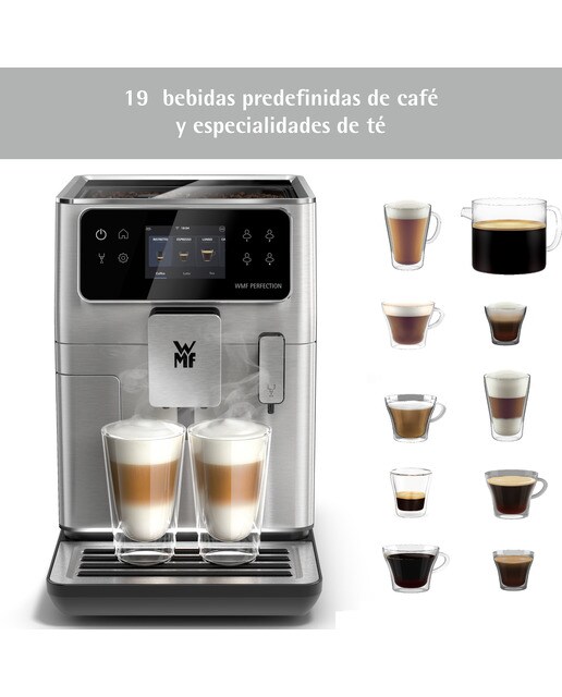 Cafetera Superautomática WMF Perfection 660 con sistema de limpieza Click & Clean Negro-12