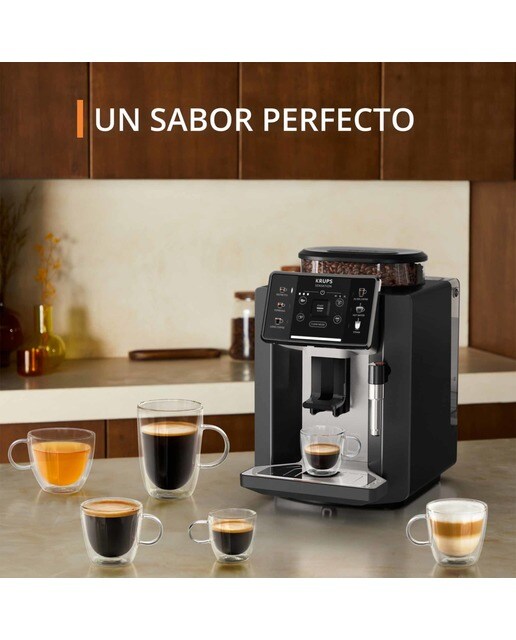Cafetera superautomática Krups Sensation C10 EA910A10 con Tecnología Barista Inside Inox-5