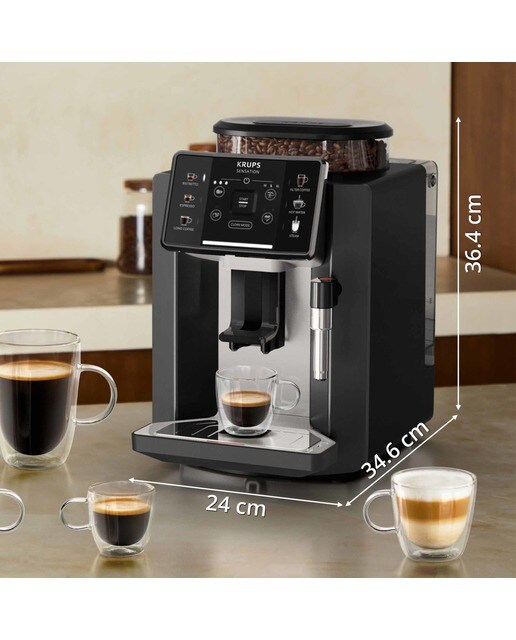 Cafetera superautomática Krups Sensation C10 EA910A10 con Tecnología Barista Inside Inox-9