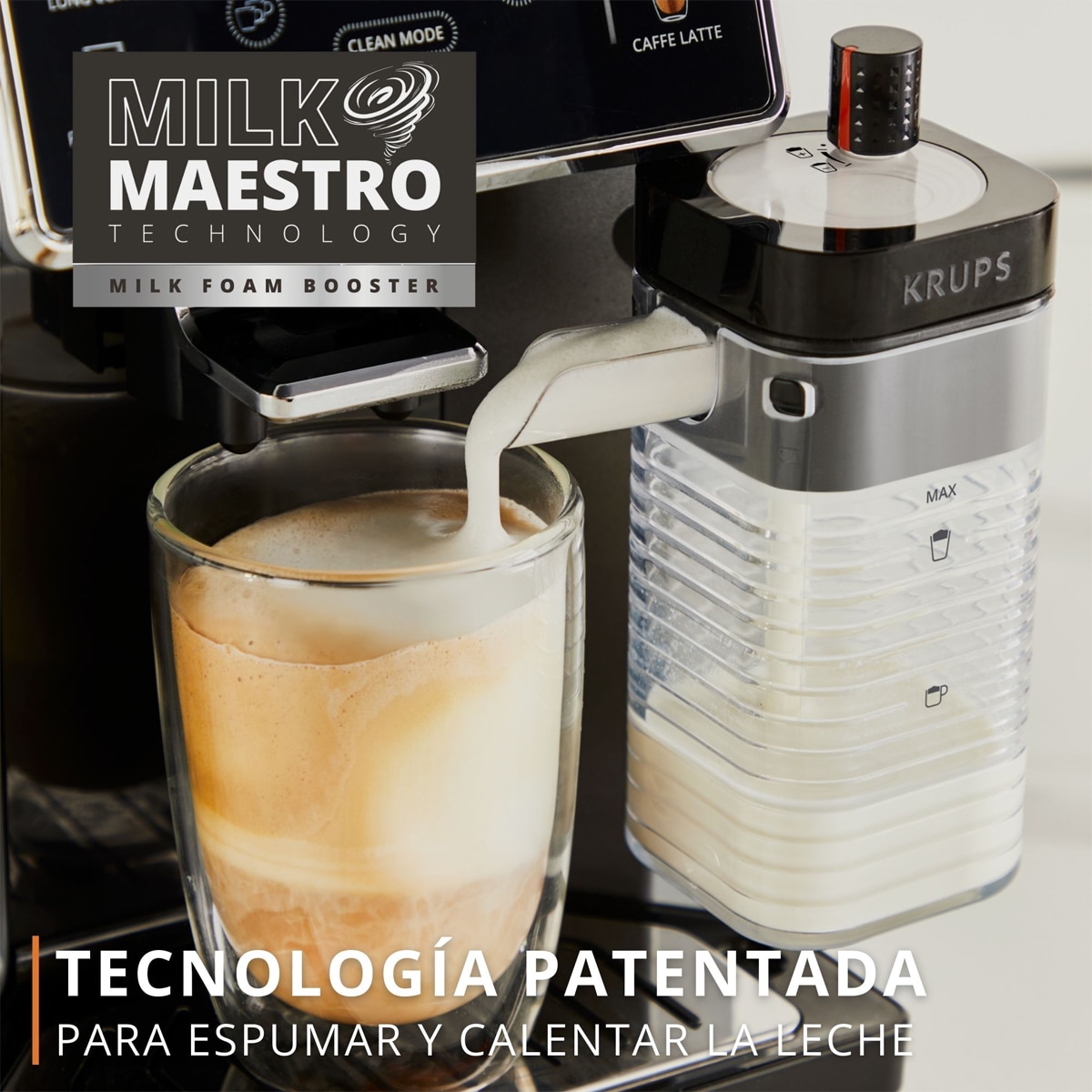 Cafetera Superautomática Krups Sensation Milk EA912B con jarra de leche integrada Gris oscuro-8