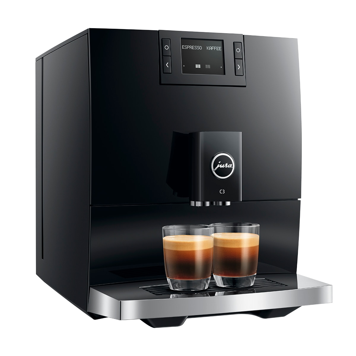 Jura - Cafetera superautomática Jura C3 Piano Black (EA), Pure Coffee.