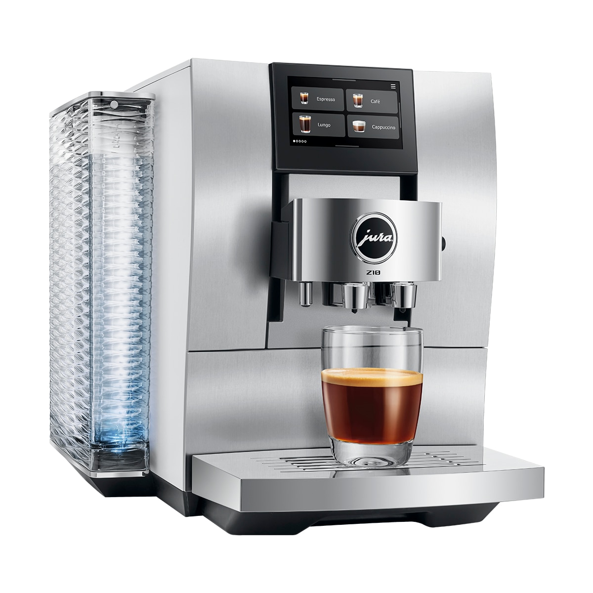 Jura - Cafetera superautomática Jura Z10 Aluminium White (EB), con Hot Brew, Light Brew, Cold Brew y Sweet Foam.