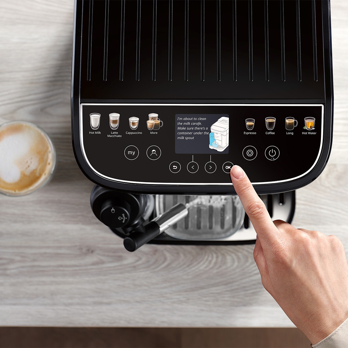 Cafetera Superautomática De'Longhi Magnifica Evo Next ECAM310.80.SB con molinillo integrado Plata-5