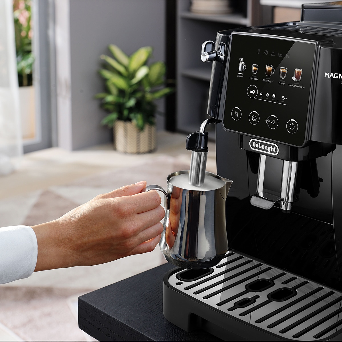 Cafetera Superautomática De´Longhi Magnifica Star ECAM220.51.B con espumador de leche - Negro Negro-5