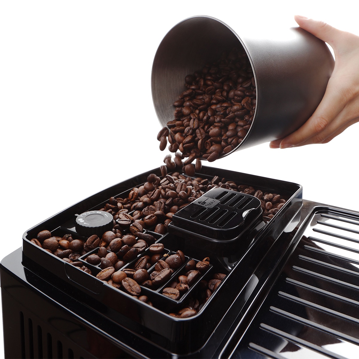 Cafetera Superautomática De´Longhi Magnifica Star ECAM220.51.B con espumador de leche - Negro Negro-6